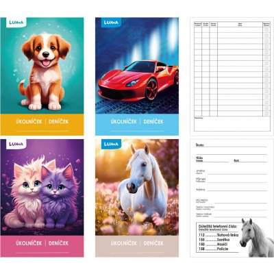 Luma Úkolníček A5 Auto – Zboží Mobilmania