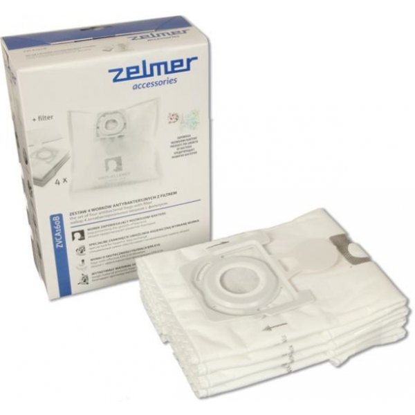 Originální sáčky Zelmer SAF-BAG Anti-Allergy ZVCA160B s nanostříbrem pro  alergiky 4ks od 299 Kč - Heureka.cz
