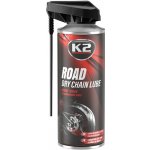 K2 ROAD DRY CHAIN LUBE 400 ml - suché mazivo na řetězy motocyklů – Zbozi.Blesk.cz