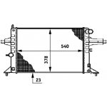 Chladič, chlazení motoru MAHLE 8MK 376 720-421