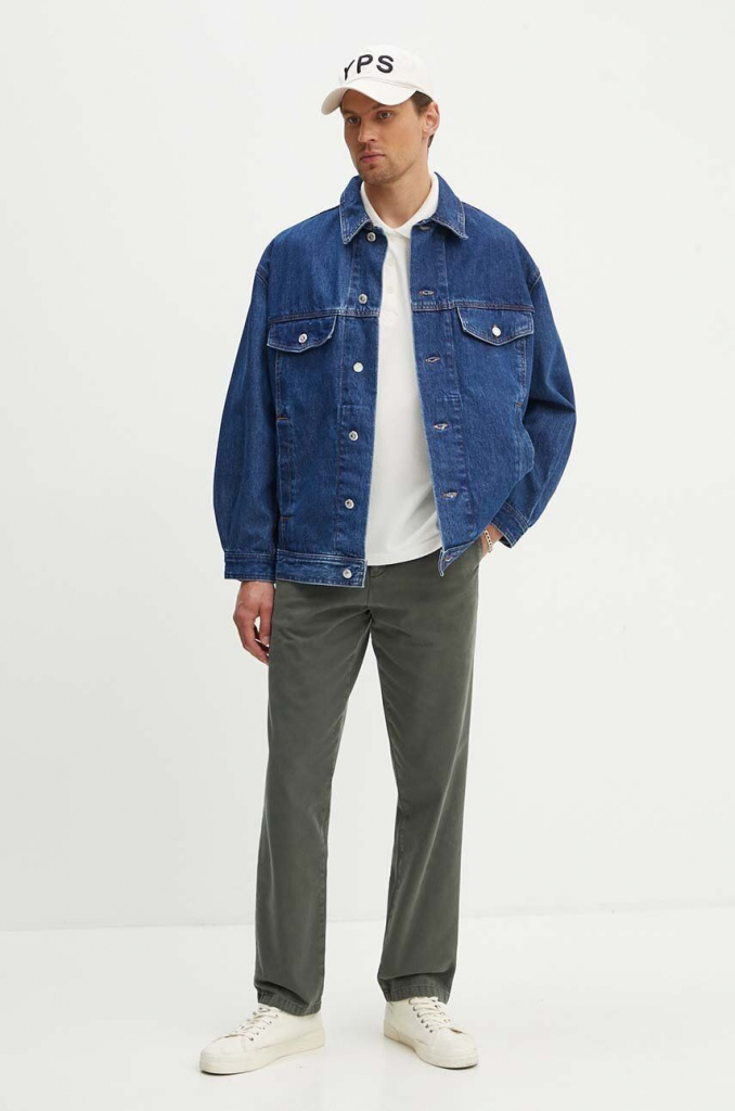 A.P.C. blouson elvis COGWD.H02913.IAL modrá