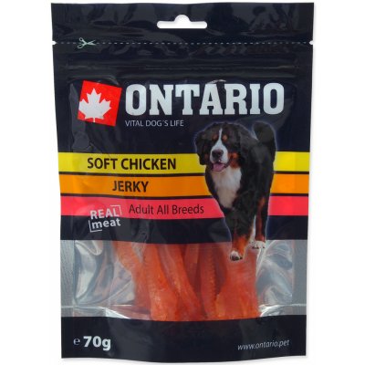 ONTARIO Snack Soft Chicken Jerky 10 x 70 g