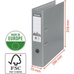 Esselte Standard Vivida pákový pořadač A4 7,5 cm červený – Zboží Živě