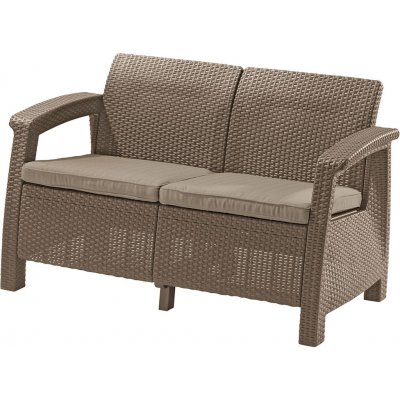 Keter Corfu Love Seat cappuccino – Hledejceny.cz