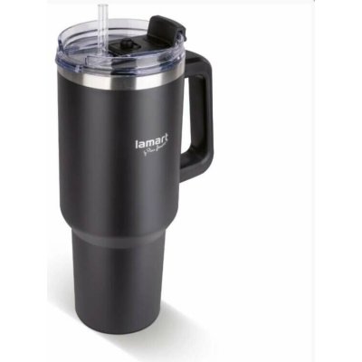 Lamart LT4088 termohrnek Huge 1,2 l černý – Zboží Dáma