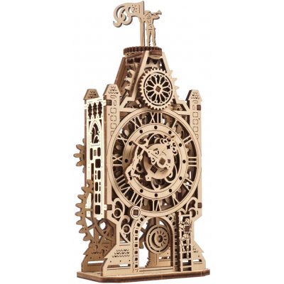 Ugears 3D mechanické puzzle Hodinová věž 44 ks – Zboží Dáma