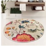 Foutastic Vintage Flower Béžová průměr 100 cm – Sleviste.cz
