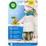 Air Wick Essential Oils Linen & White Orchid Prádlo a orchidej elektrický osvěžovač vzduchu komplet 19 ml – Zboží Dáma