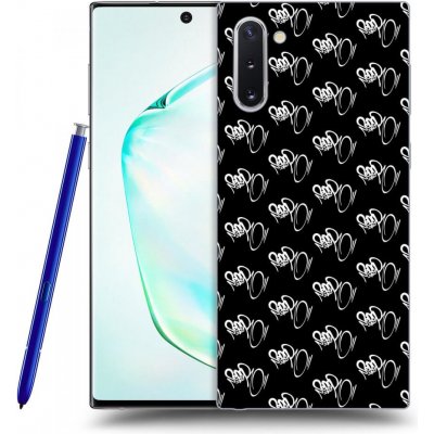 Pouzdro Picasee silikonové Samsung Galaxy Note 10 N970F - Separ - White On Black černé – Zboží Mobilmania