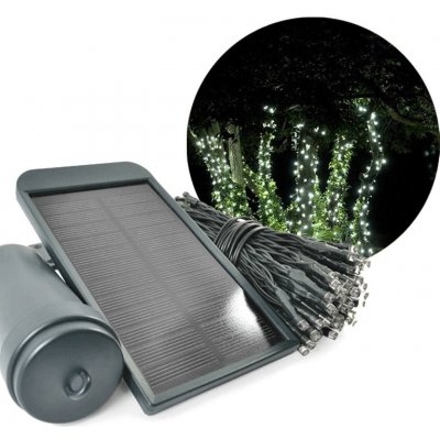 SolarCentre Solární světelný řetěz s USB Lumify Solarcentre 300 LED 30m studená bílá – Hledejceny.cz