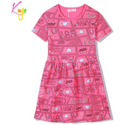 Kugo dívčí letní šaty SH3517 sytě růžová – Hledejceny.cz