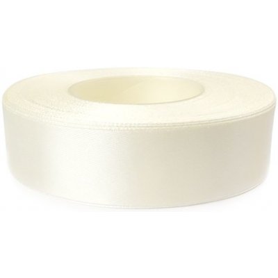 Saténová stuha ivory bílá 8003 25 mm 30 m – Hledejceny.cz