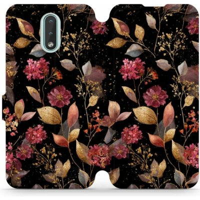 Mobiwear - Nokia 2.3 - V171S Zlatavé lístky a květy – Sleviste.cz