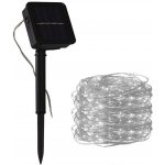 D101 SOLAR Solární svítící flexibilní drát čistá bílá 100x LED 10 metrů – Hledejceny.cz