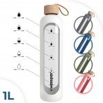 Wessper Skleněná láhev na pití 1000 ml – Zboží Dáma