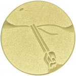 Emblém střílení hliněných holubů zlato 50 mm – Sleviste.cz