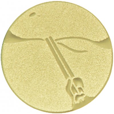 Emblém střílení hliněných holubů zlato 50 mm – Sleviste.cz