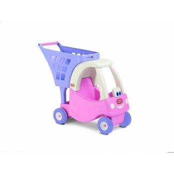 Little Tikes Hračka na tlačení Nákupní vozík růžová