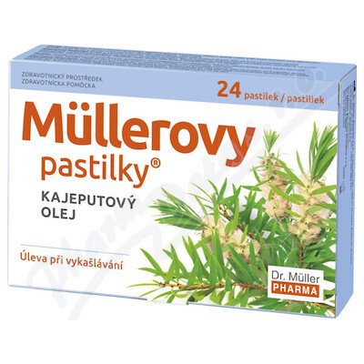 Muller Pharma Müllerovy pastilky s kajeputovým olejem 24 ks – Hledejceny.cz