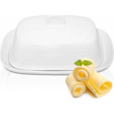 HomeDelux HD12421 Nádoba na máslo porcelánová 19 x 15 – Zboží Mobilmania