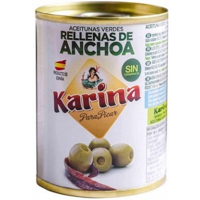 Karina Olivy plněné ančovičkou mini balení 125 g – Zboží Dáma