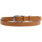 Špongr dámský úzký kožený opasek 20027 písková – Sleviste.cz