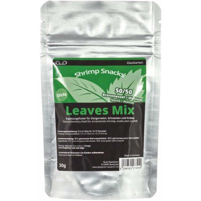 GlasGarten Shrimp Snacks Leaves Mix 30 g – Zbozi.Blesk.cz