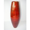 Váza Axin Trading Bambusová váza vysoká červená