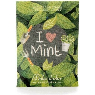 Boles d´olor Vonný sáček kapesní malý papírový 5,5 x 7,5 x 0,3 cm I Love Mint – Hledejceny.cz