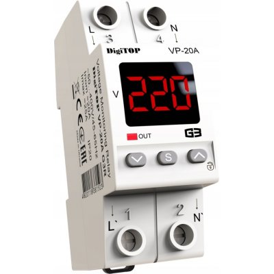 Napěťové relé DigiTOP VP-20A G3R – Sleviste.cz
