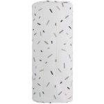 T-tomi Velká bavlněná TETRA osuška ŠEDÉ ČÁRKY 120*120cm – Zboží Dáma