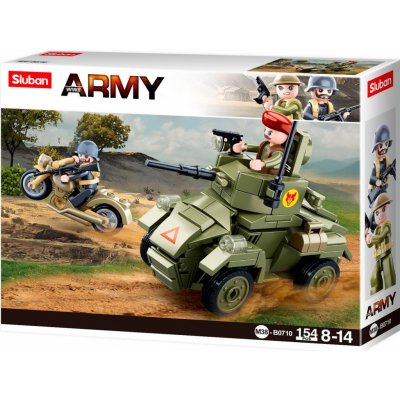 Sluban B0709 Army vojenský tank 182 ks – Hledejceny.cz