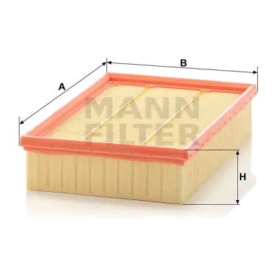 MANN FILTER Vzduchový filtr C 28 100 – Hledejceny.cz