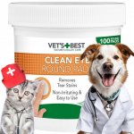 VET´S BEST Čistící utěrky pro psy na oči 100ks – Zboží Dáma