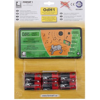 Format1 Odháněč kun, myší a potkanů OdH1 s bateriemi ultrazvukový tichý FORMAT1 49180