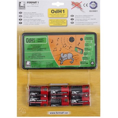 Format1 Odháněč kun, myší a potkanů OdH1 s bateriemi ultrazvukový tichý FORMAT1 49180 – Zboží Mobilmania