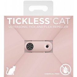 Tickless ultrazvukový odpuzovač klíšťat Mini Cat pink