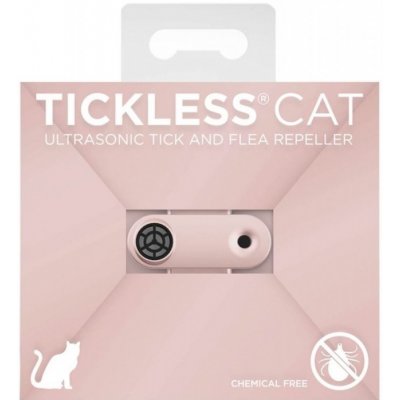 Tickless ultrazvukový odpuzovač klíšťat Mini Cat pink – Zboží Dáma