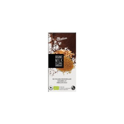 Meybona Organic mléčná čokoláda s kousky karamelu s himalájskou solí 100 g