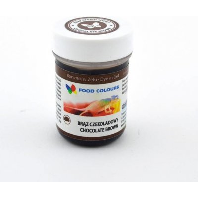Food Colours Gelová barva čokoládová 35 g – Hledejceny.cz