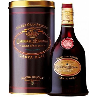 Cardenal Mendoza brandy Carta Real 40% 0,7 l (tuba)