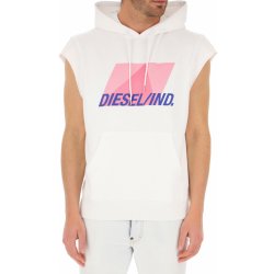 Diesel pánské tričko bez rukávů BRANDON bílé
