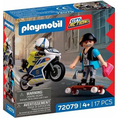 Playmobil 72079 Pronásledování na motorce – Zboží Mobilmania