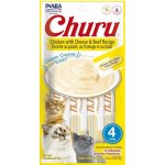 Churu Cat snack Chicken sýr & hovězí 4 x 14 g – Zboží Mobilmania