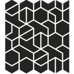 Reflective Berlin Reflexní nálepky Cubes-black – Zboží Dáma