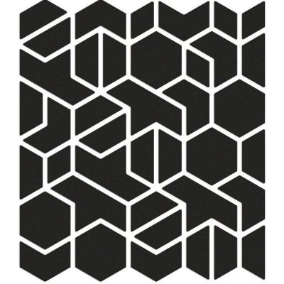 Reflective Berlin Reflexní nálepky Cubes-black – Zboží Dáma