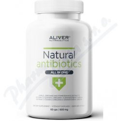 ALIVER Natural antibiotics 600mg 60 kapslí