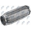 NTY Pružná spojka výfuku 57MM X 200MM/ocelový nerezová (UV-005)