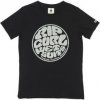 Pánské Tričko Rip Curl WETTIE LOGO TEE Black