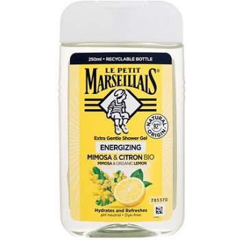 Le Petit Marseillais Extra Gentle Shower Gel Mimosa & Bio Lemon 250 ml energizující sprchový gel unisex